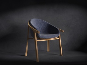 现代简约餐椅模型设计